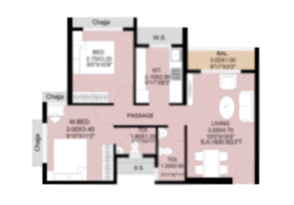 B-NO-1--1-BHK--type