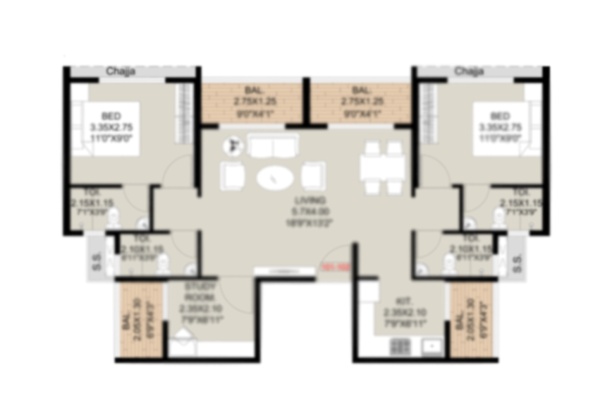 B-NO-1--1-BHK--type